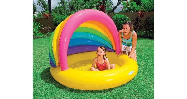 Nafukovací dětský bazén - duha